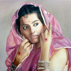 Donna indiana con il sari
